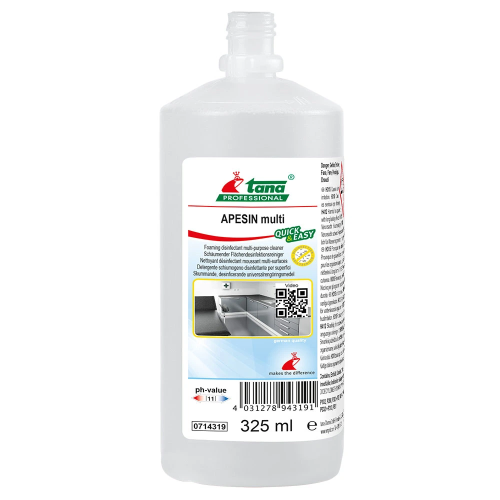 [TAN-943191] TANA APESIN MULTI 0714319 325ML SCHAUMENDEN UEWERFLÄCHENDESINFEKTIOUNSREINIGER