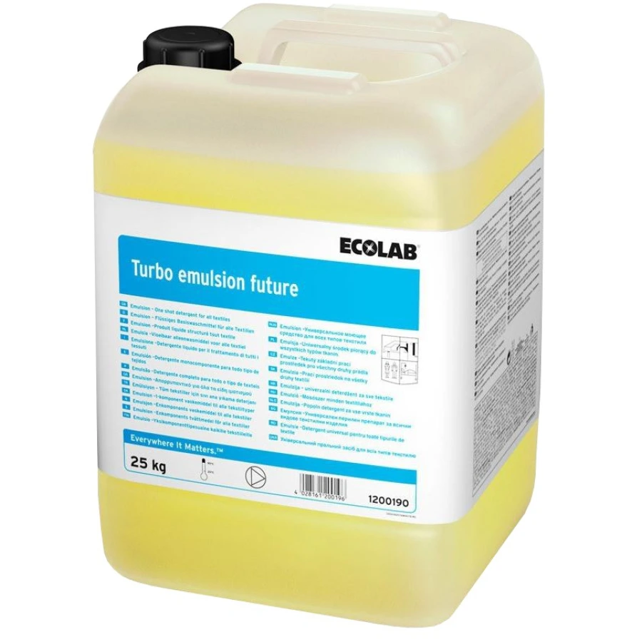 [ECO-200196] ECOLAB TURBO EMULSION FUTURE 1200190 25KG HIGH PERFORMANCE DETERGENTS