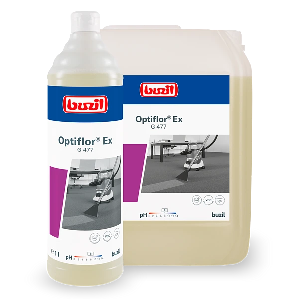 [BUZ-000078] BUZIL OPTIFLOR EX G 477 1L NETTOYANT DE BASE POUR MOQUETTES INJECTION-EXTRACTION